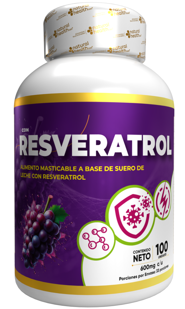 RESVERATROL 600mg x 100 Unidades